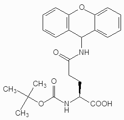 Boc-Gln(Xan)-OH [ č. CAS. 55260-24-7]