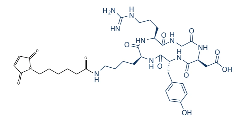 structure of cycloRGDyKMal1 structure of cycloRGDyKMal1